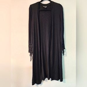 Bold Elements Black Long Sleeve Cardigan